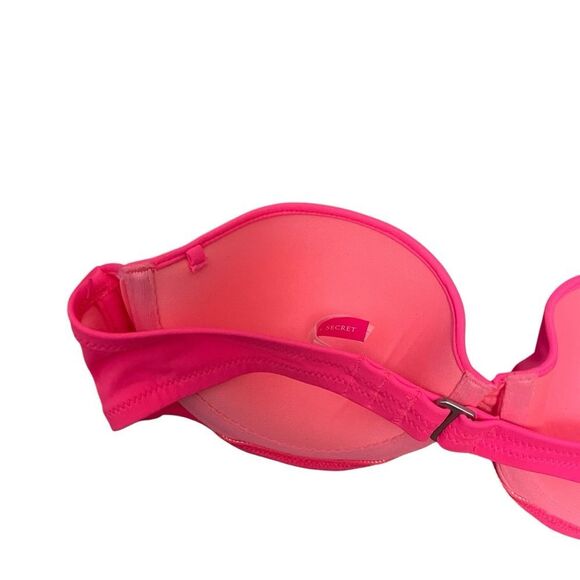 Victoria's Secret Bandeau Bikini Set MED 36B Set Striped - Picture 5 of 5